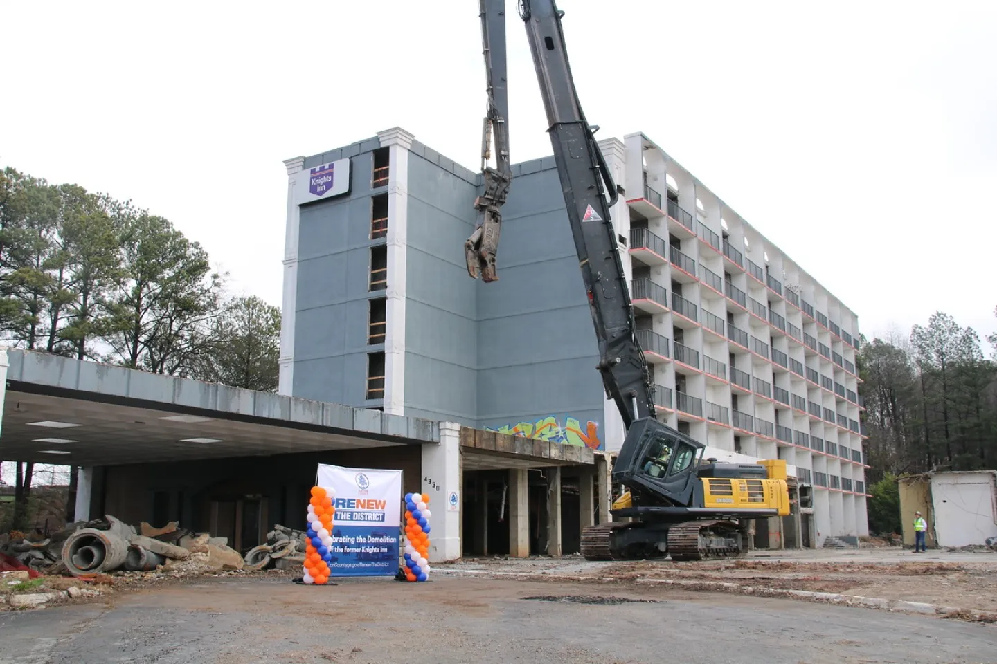 Knights Inn Demolition Event – February 27, 2026