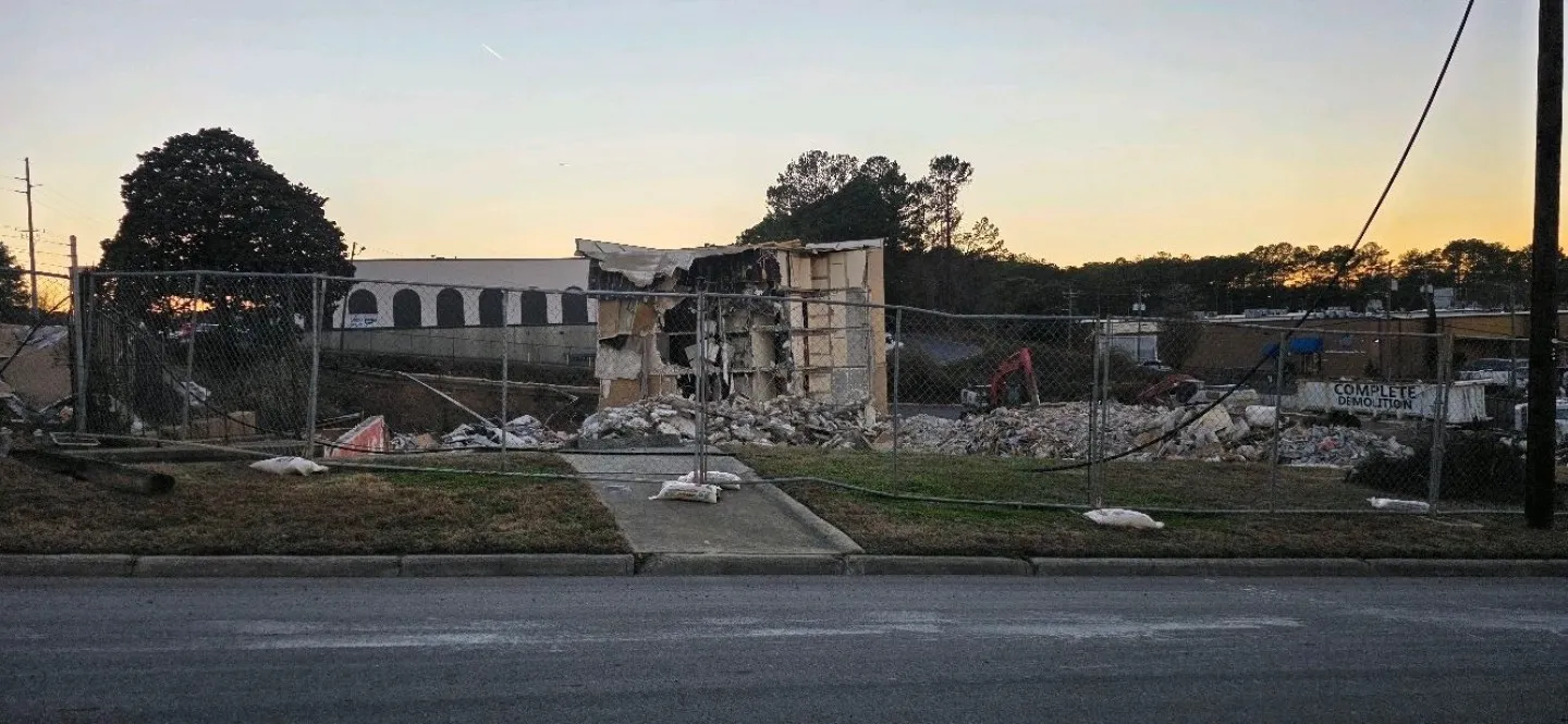 Red Roof Inn Demolition December 2025